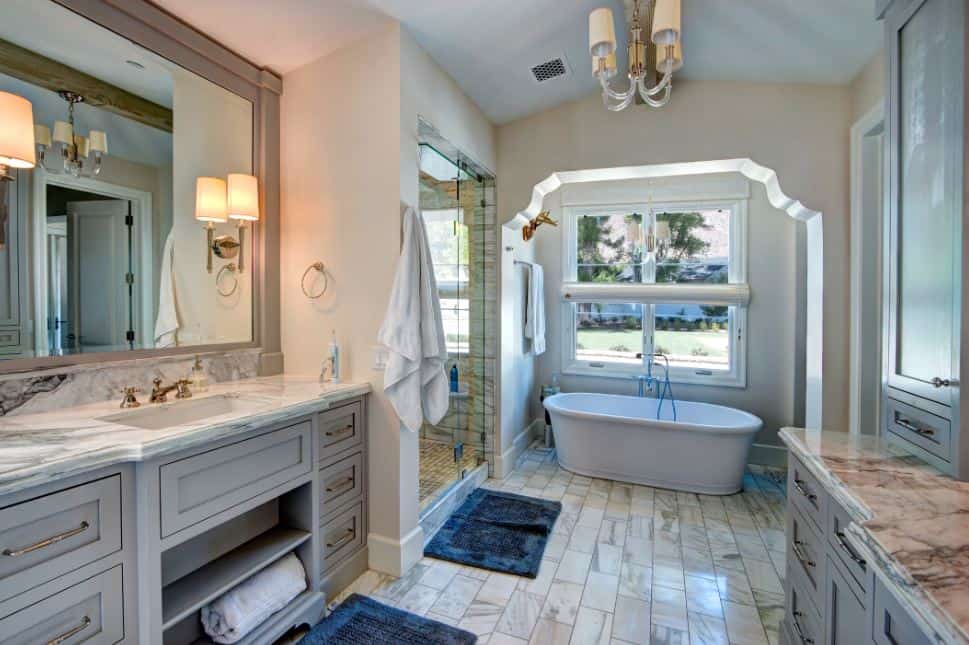 Bathroom remodeling services provided by OC Builders Group