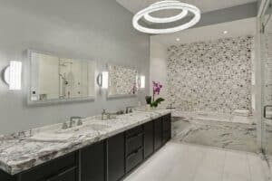 Bathroom remodeling services provided by OC Builders Group