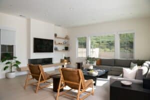 Modern style living room remodeling