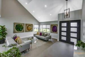 Modern style home remodel done by OC Builders Group